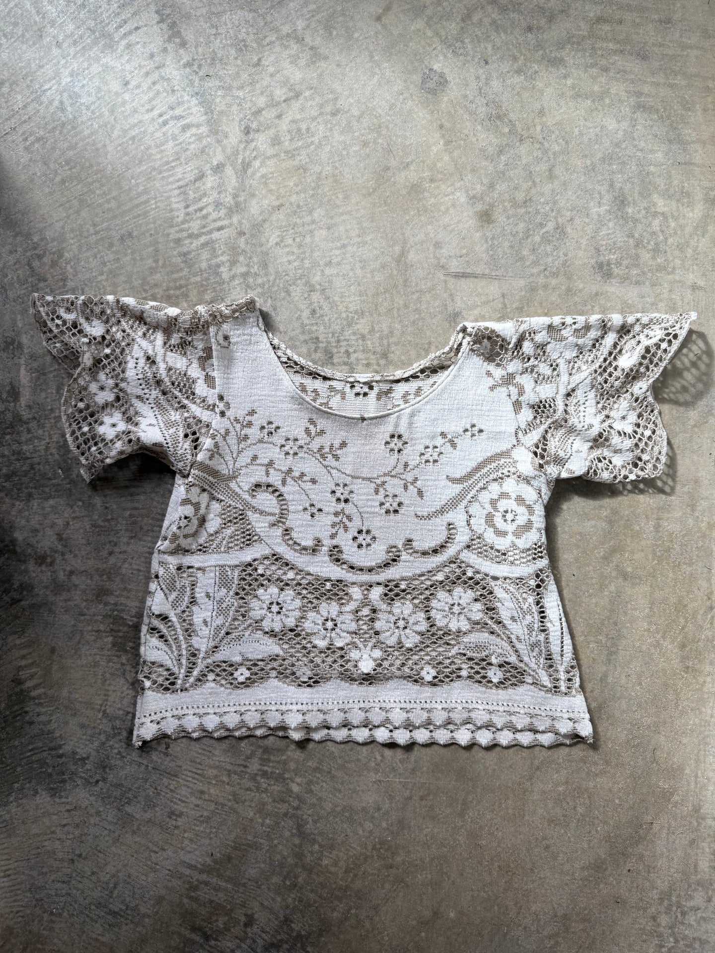 Handmade Vintage Tablecloth Tee